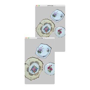 Set of 3 Antique Beautiful Trinket Dishes English, French, and Japanese Lot